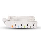  Ổ CẮM NỐI DÀI 5M CÓ NẮP BẢO VỆ COMET CESG2405 