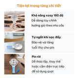  QUẠT SẠC CẦM TAY COMET CRF0904 