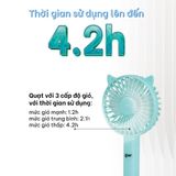  QUẠT SẠC CẦM TAY COMET CRF1104 