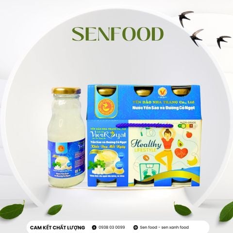  Lốc 6 chai Yến Sào Đường Cỏ Ngọt Viet Royal 180ml 