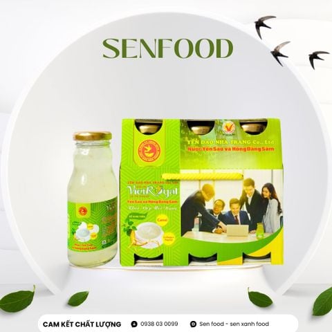  Lốc 6 chai Yến Sào và Hồng Đẳng Sâm Viet Royal 180ml 