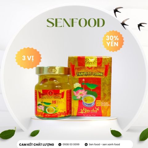  Yến Sen tam vị đế vương 30% yến 70ml 
