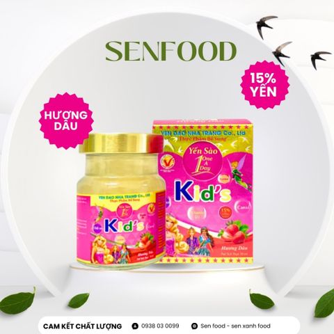  Yến Sào trẻ em hương dâu One a day kids 70ml 