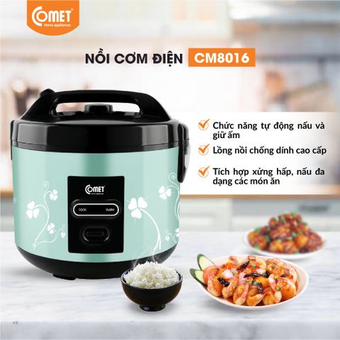  NỒI CƠM ĐIỆN COMET CM8016 