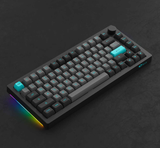  Bàn phím cơ AKKO 5075B Plus Black & Cyan (Multi-modes / RGB / Hotswap / Gasket mount) 