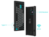  Bàn phím cơ AKKO 5075B Plus Black & Cyan (Multi-modes / RGB / Hotswap / Gasket mount) 
