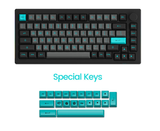  Bàn phím cơ AKKO 5075B Plus Black & Cyan (Multi-modes / RGB / Hotswap / Gasket mount) 