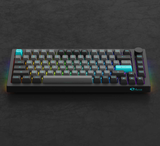  Bàn phím cơ AKKO 5075B Plus Black & Cyan (Multi-modes / RGB / Hotswap / Gasket mount) 