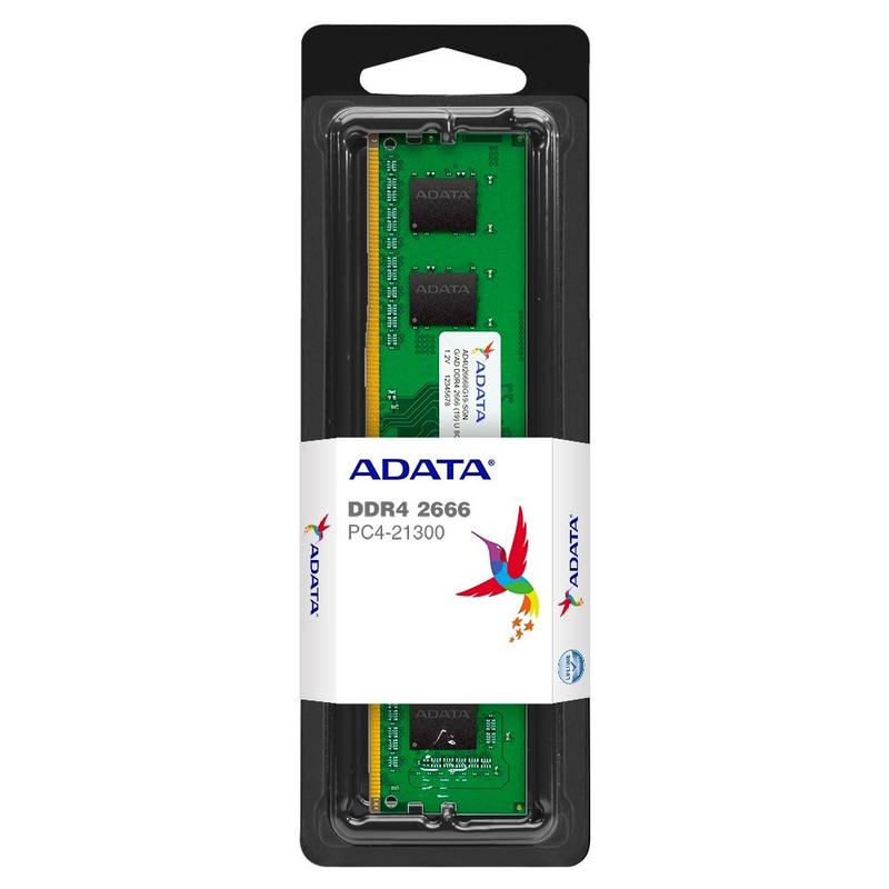 ADATA デスクトップPC用メモリ DDR4-2666 16GB（8GBx2） : ADATA