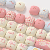  AKKO Keycap set – Piggy Party Cute (PBT Dye-subbed / MOG profile / 139 nút) 