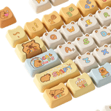  AKKO Keycap set – Capybara MAO (PBT Dye-subbed / MAO profile / 142 nút) 