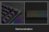  AKKO ASA Shine-Through Keycap set – Black (Xuyên LED / ASA profile / 131 nút) 