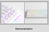  AKKO ASA Shine-Through Keycap set – White (Xuyên LED / ASA profile / 131 nút) 