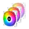  XIGMATEK GALAXY III ROYAL ARTIC - BR120 ARGB (EN46881): HUB FAN (PACK x3, CONTROLLER, POWER HUB) 