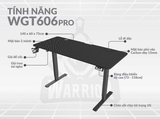  Bàn nâng hạ WARRIOR – Paladin Series – WGT606 Pro Black 