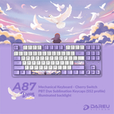  Bàn phím cơ DAREU A87 DREAM (PBT, Brown/ Red CHERRY switch) 