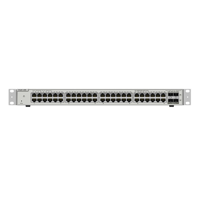  Switch Ruijie Reyee RG-NBS3200-48GT4XS 48-Port 10G L2 Managed Switch 