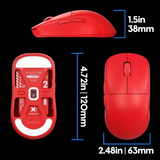  Chuột không dây siêu nhẹ Pulsar X2 Red 