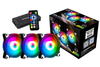  XIGMATEK GALAXY ESSENTIAL - EN41237 - (CX120) - RGB: HUB FAN (PACK x3, CONTROLLER, POWER HUB) 