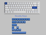  Bàn phím cơ AKKO 3068B Plus Blue on White (Bluetooth 5.0 / Wireless 2.4Ghz / Hotswap / Foam tiêu âm / AKKO CS Jelly Sw) 