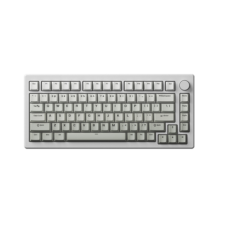  AKKO Keycap set – Cool Gray (PBT Double-Shot / Cherry profile / 132 nút) 