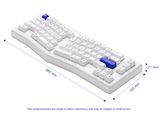  Bàn phím AKKO ACR Pro Alice Plus (Spray Painted White / RGB / Hotswap / AKKO CS Crystal / Gasket Mount) 