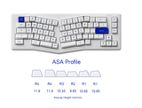  Bàn phím AKKO ACR Pro Alice Plus (Spray Painted White / RGB / Hotswap / AKKO CS Crystal / Gasket Mount) 