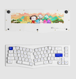  Bàn phím AKKO ACR Pro Alice Plus (Spray Painted White / RGB / Hotswap / AKKO CS Crystal / Gasket Mount) 