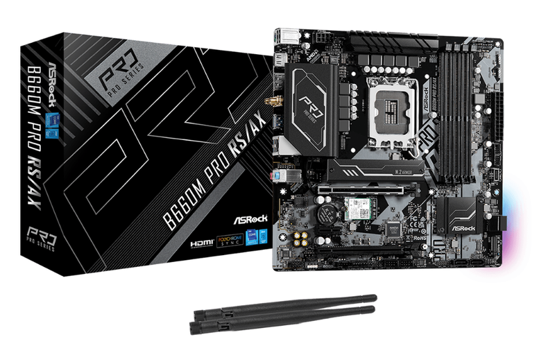 ASRock マザーボード B660M Pro RS Intel B660 シリーズ 第12世代 CPU ( LGA1700 ) 対応 B6 ASRock アスロック B660M Pro RS⁄ax DDR4対応｜ツクモ公式通販サイト