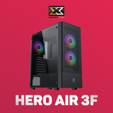  XIGMATEK HERO II AIR 3F (EN41655) - GAMING ATX, KÈM 03 FAN XIGMATEK Z20F 