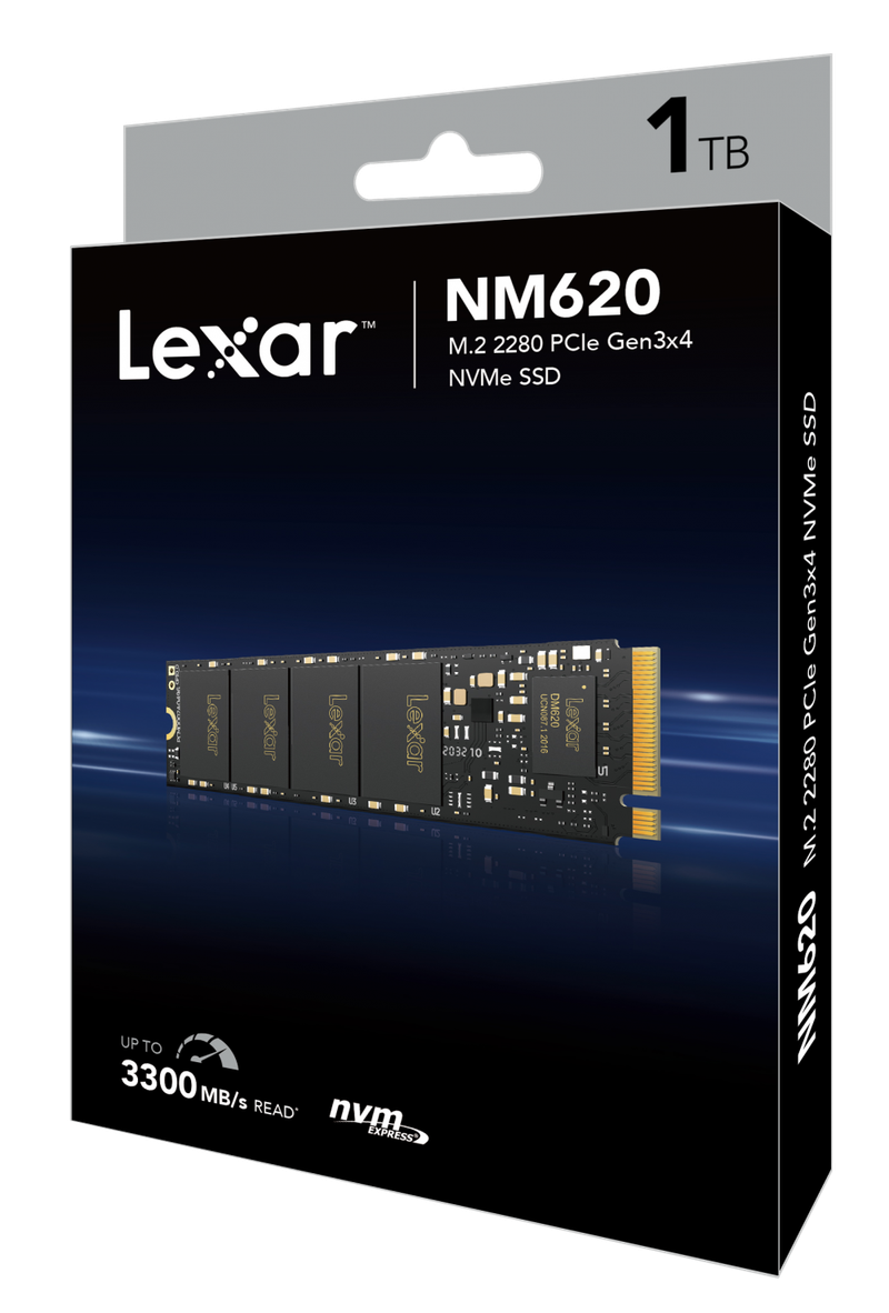 内蔵型SSD Lexar NM620 1TB M.2 2280 PCIe SSD Amazon | Lexar NM620 1TB M.2 2280 PCIe 内蔵SSD、最大3300MB/秒