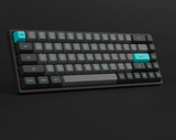  Bàn phím cơ AKKO 3068B Plus Black&Cyan (Bluetooth 5.0 / Wireless 2.4Ghz / Hotswap / Foam tiêu âm / AKKO CS Jelly Pink) 