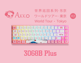  Bàn phím cơ AKKO 3068B Plus World Tour Tokyo R2 (Bluetooth 5.0 / Wireless 2.4Ghz / Hotswap / Foam tiêu âm / AKKO CS Jelly Pink) 