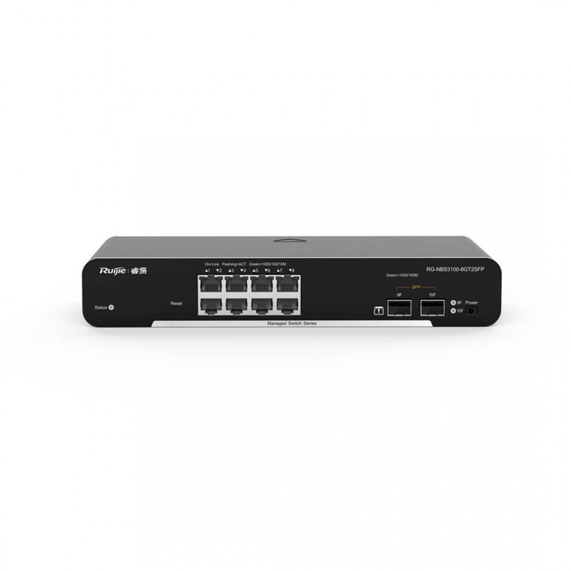 Switch Ruijie Reyee RG-NBS3100-8GT2SFP 8-Port Gigabit L2 Managed Switch 