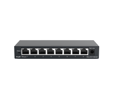  Switch Ruijie Reyee RG-ES208GC 8-Port Gigabit Smart Switch 