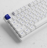 Bàn phím cơ AKKO 3098B Multi-modes Blue on White (Bluetooth 5.0 / Wireless 2.4Ghz / Hotswap / Foam tiêu âm / AKKO CS Jelly switch) 