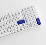  Bàn phím cơ AKKO 3098B Multi-modes Blue on White (Bluetooth 5.0 / Wireless 2.4Ghz / Hotswap / Foam tiêu âm / AKKO CS Jelly switch) 