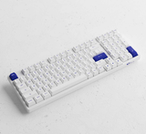  Bàn phím cơ AKKO 3098B Multi-modes Blue on White (Bluetooth 5.0 / Wireless 2.4Ghz / Hotswap / Foam tiêu âm / AKKO CS Jelly switch) 