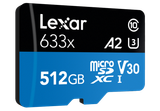  Thẻ nhớ Micro SDXC Lexar 512GB (LSDMI512BB633A) 