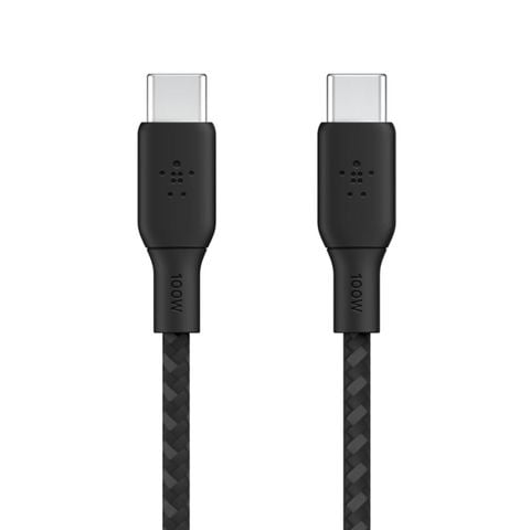  Cáp sạc nhanh USB Type C - C BOOSTCHARGE Belkin 100W vỏ dù, 2M 