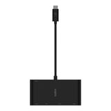  Cáp chuyển đổi Belkin USB Type C Multimedia 5in1 - HDMI 4K 30Hz, VGA 1920x1200 60Hz, ethernet 1000 Mbps, 100W PD 