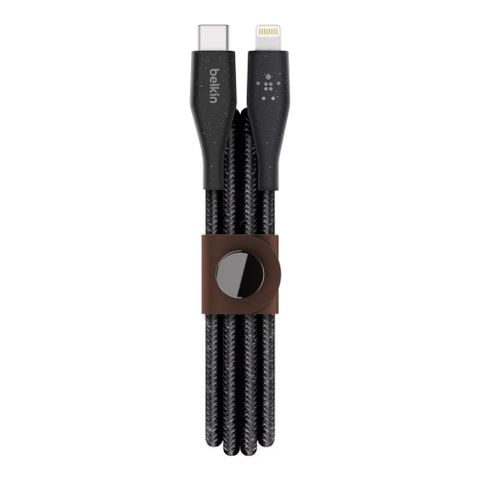  Cáp BoostCharge USB-C to Lightning 30W 1.2M siêu bền với DuraTek™ kèm dây da 