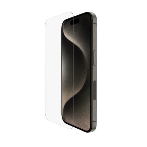  Miếng dán màn hình Belkin ScreenForce UltraGlass 2 cho iPhone 15 Series, có khay dán - Đổi mới 90 ngày 