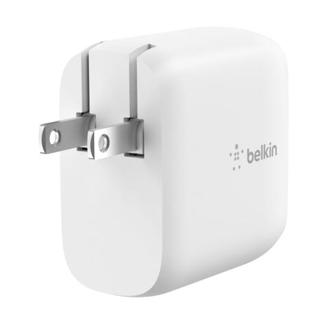  Adapter sạc nhanh BOOSTCHARGE Belkin 40W - 2 cổng USB-C PD 20W (tương thích iPhone 15) 