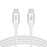  Cáp USB C - C vỏ dù, công suất 240W, USB-C PD3.1, 2 mét, màu đen Belkin 