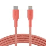  Cáp sạc nhanh Lightning to USB-C Belkin Playa vỏ dù, 1m  2m PM1004 