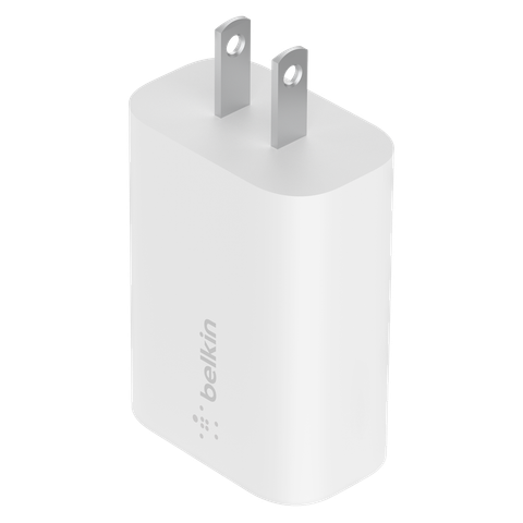  Adapter sạc nhanh Belkin BOOSTCHARGE 25W USB-C PD PPS WCA004 (tương thích iPhone 17 Series) 
