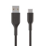  Cáp sạc USB Type C Belkin Playa vỏ dù, 1m - 2m - Hàng Chính Hãng - Bảo Hành 2 Năm 