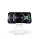  Đế sạc không dây BOOSTCHARGE Magnetic Belkin 7.5W loại đứng kèm sạc 20W cho iPhone 12, iPhone 13 -  WIB003dq 