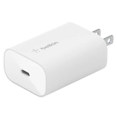  Adapter sạc nhanh Belkin BOOSTCHARGE 25W USB-C PD PPS WCA004 (tương thích iPhone 17 Series) 